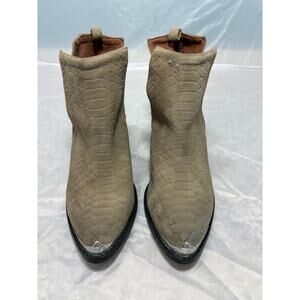 Jeffrey Campbell tan leather bootie size 7.5